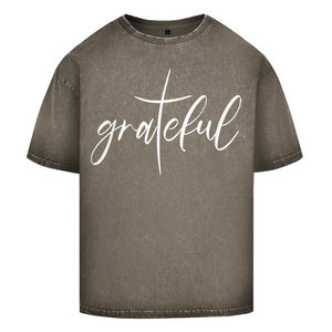 Oversize Washed T-Shirt grateful