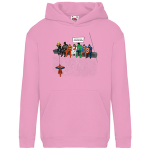 Kinder Hoodie superhelden parodie
