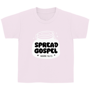 Kinder T-Shirt spread gospel mark 16:15