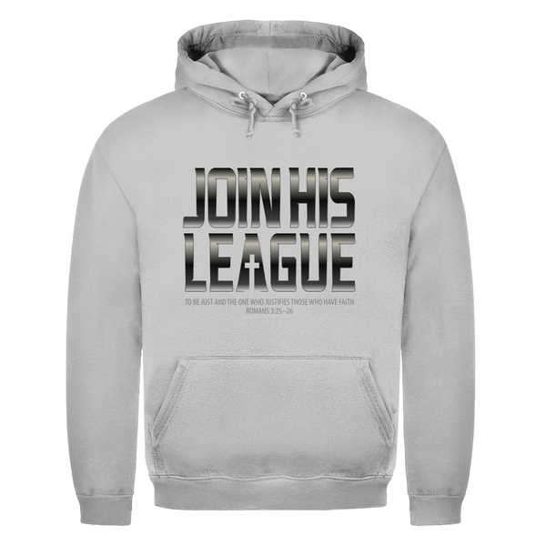 Herren Hoodie join his league romans 3:25-26