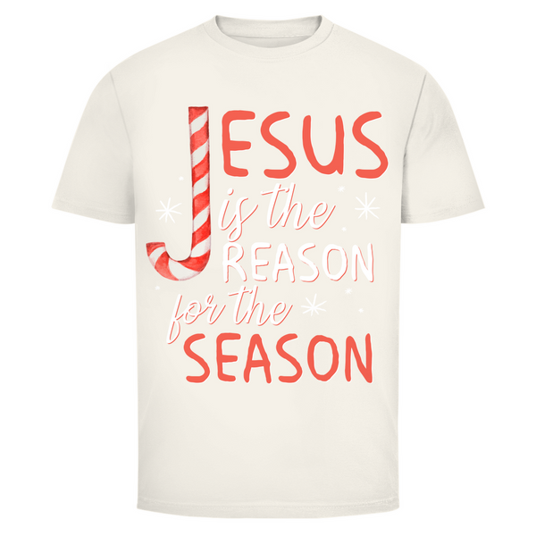 Herren T-Shirt jesus is the reason for the season