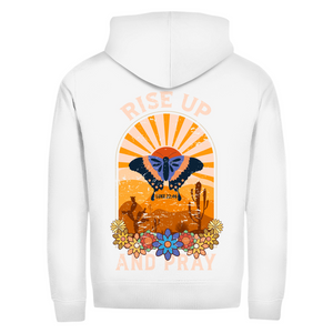 Zipper Hoodie rise up and pray