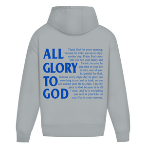 Oversize Hoodie Ohne Kordel all glory to god