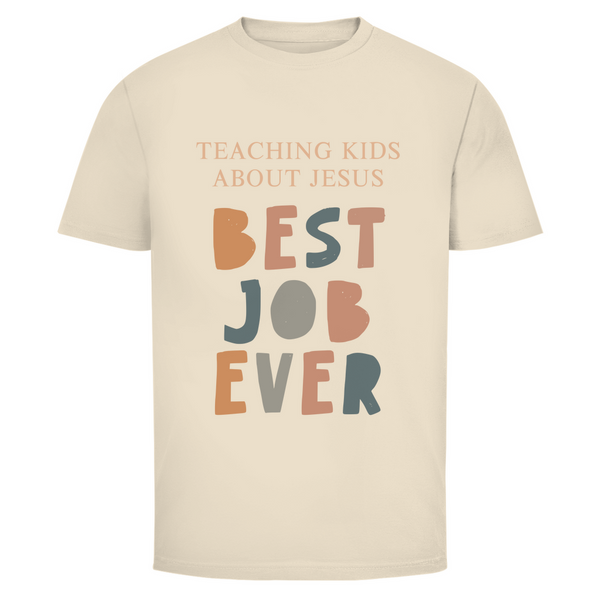 Herren T-Shirt teaching kids about jesus lehrer