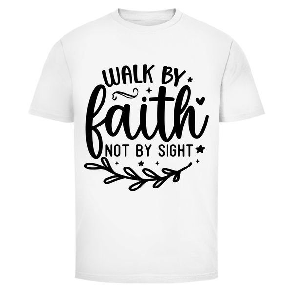 Herren T-Shirt walk by faith not by sight