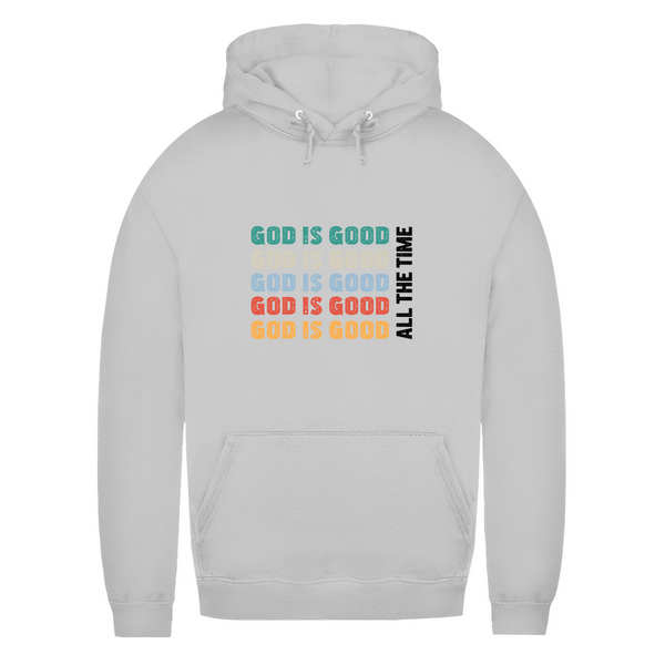 Damen Hoodie god is good retro