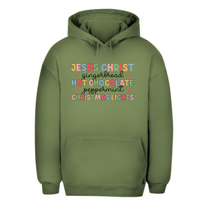 Unisex Oversize Hoodie jesus christ gingerbread