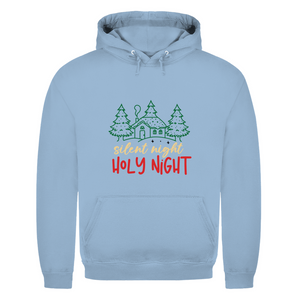 Herren Hoodie silent night holy night