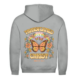 Herren Hoodie transformed by christ romans 12:2