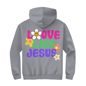 Zipper Hoodie love like jesus