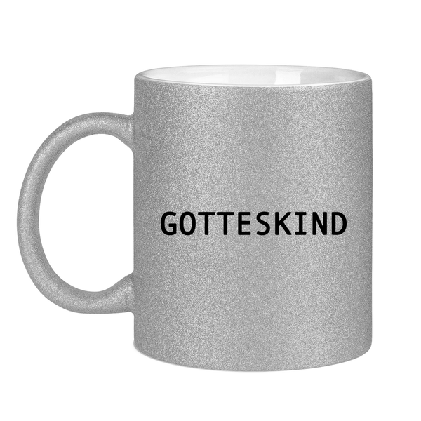 Glitzertasse gotteskind