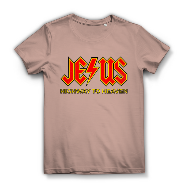 Damen Bio T-Shirt jesus highway to heaven