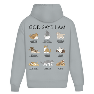 Oversize Hoodie Ohne Kordel god says i am accepted romans 15:7