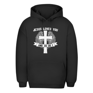 Unisex Oversize Hoodie jesus loves you and so do i