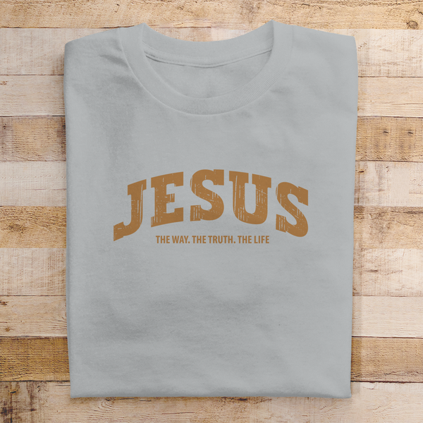 Herren T-Shirt jesus the way the truth the life