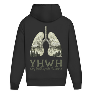 Oversize Hoodie Ohne Kordel yhwh every breath speakt his name