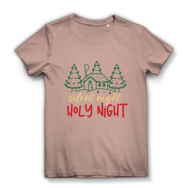 Damen Bio T-Shirt silent night holy night