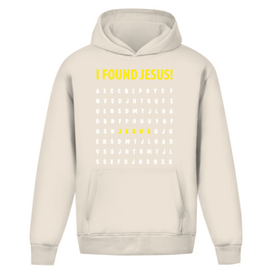 Oversize Hoodie Ohne Kordel i found jesus