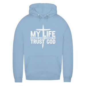 Damen Hoodie when i learned to trust god