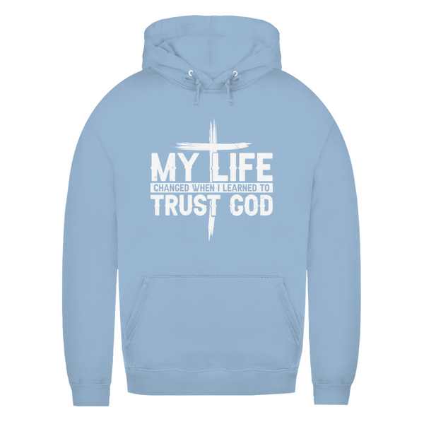 Damen Hoodie when i learned to trust god