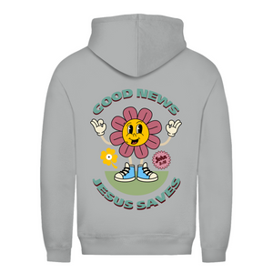 Damen Hoodie good news jesus saves