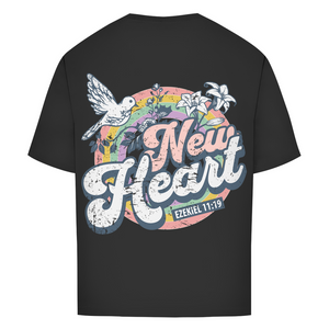 Oversize T-Shirt new heart ezekiel 11:19