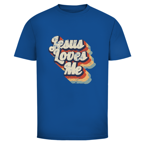 Herren T-Shirt jesus loves me