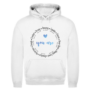 Herren Hoodie you are strong amazing