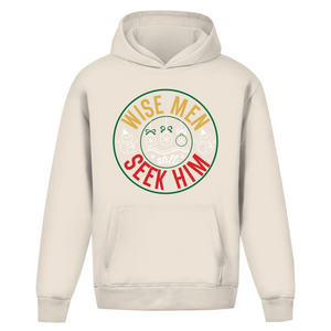 Oversize Hoodie Ohne Kordel wise men seek him