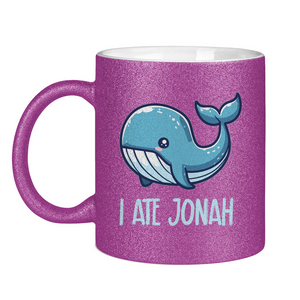 Glitzertasse i ate jonah wal