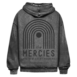 Oversize Washed Hoodie his marcies lamentations 3:23