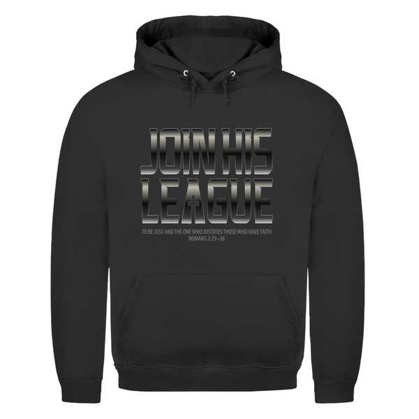 Herren Hoodie join his league romans 3:25-26