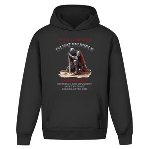 Oversize Hoodie Ohne Kordel i am christian