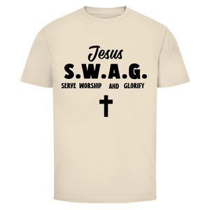 Herren T-Shirt jesus swag