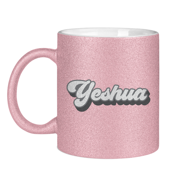 Glitzertasse jeshua