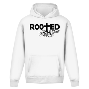 Oversize Hoodie Ohne Kordel rooted in christ