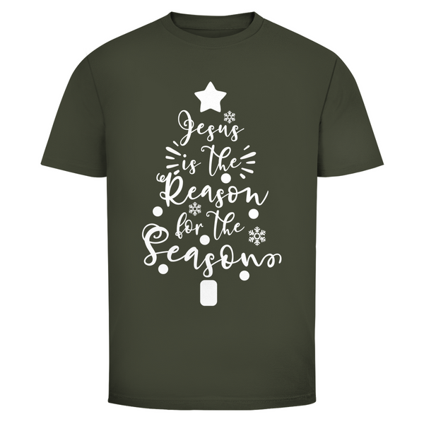 Herren T-Shirt jesus is the reason for the season