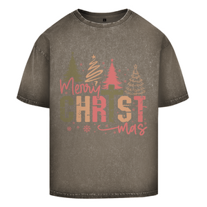 Oversize Washed T-Shirt merry christmas