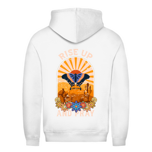 Damen Hoodie rise up and pray