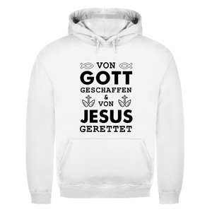 Herren Hoodie von gott geschaffen
