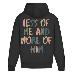 Oversize Hoodie Ohne Kordel less of me and more of him