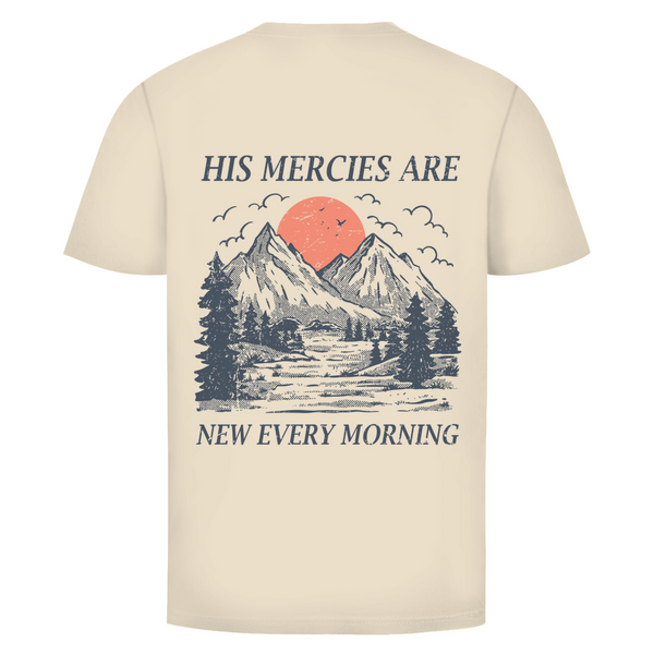 Herren T-Shirt his marcies are new every morning