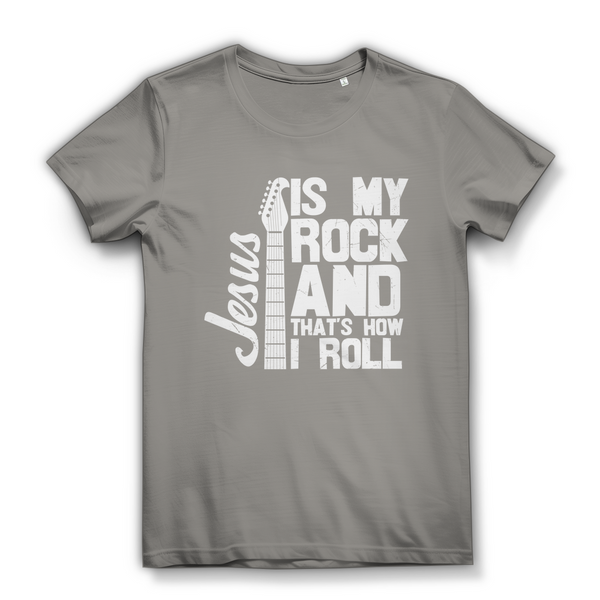 Damen Bio T-Shirt jesus is my rock guitarist