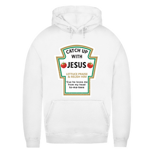Damen Hoodie catch up with jesus