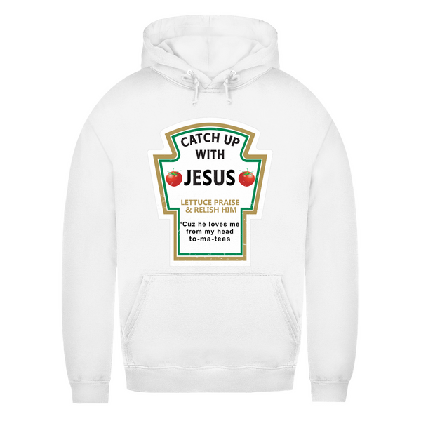 Damen Hoodie catch up with jesus