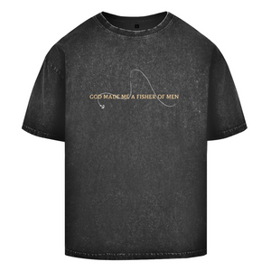 Oversize Washed T-Shirt i catch he cleans mark 1:17