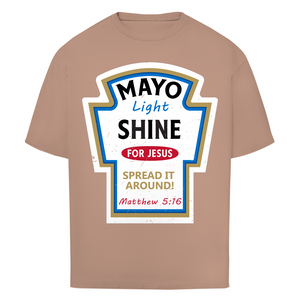 Oversize T-Shirt mayo light shine matthew 5:16