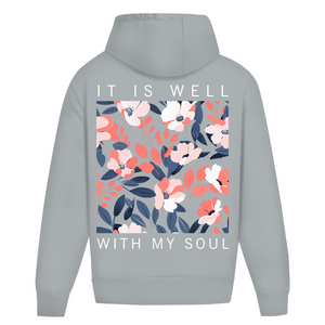 Oversize Hoodie Ohne Kordel it is well with my soul