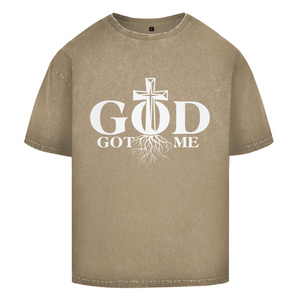 Oversize Washed T-Shirt god got me