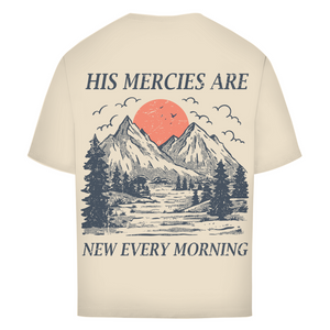 Oversize T-Shirt his marcies are new every morning